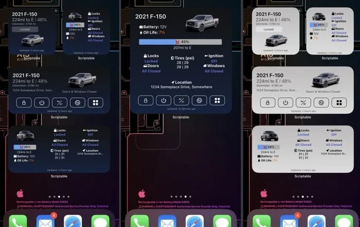 FordPass - Scriptable Widget V2022.XX (iOS, iPad, MacOS)