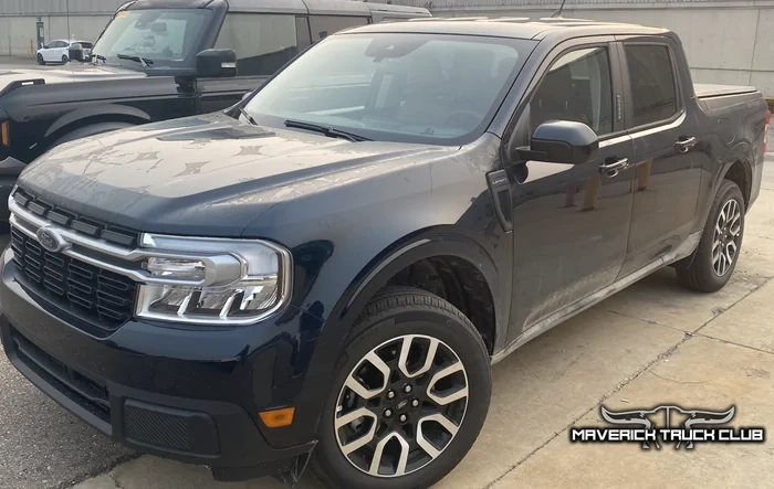 Closeup looks @ Alto Blue 2022 Maverick Lariat - Exterior & Interior