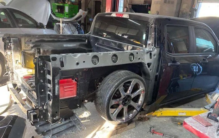 Maverick Owner Chops Up Truck's Inner Structure for Minitruck Build
