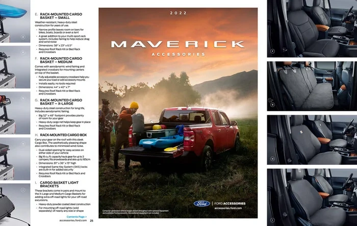 2022 Ford Maverick Accessories Guide