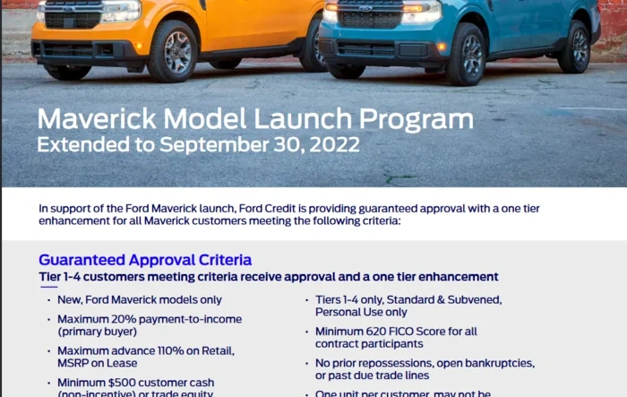 Maverick Launch / Special Financing extended to Sept 30th