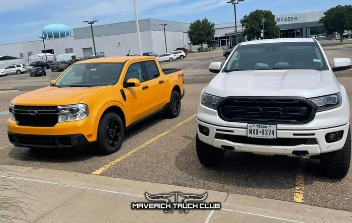 Cyber Orange Maverick XLT FX4 vs Modified Ranger