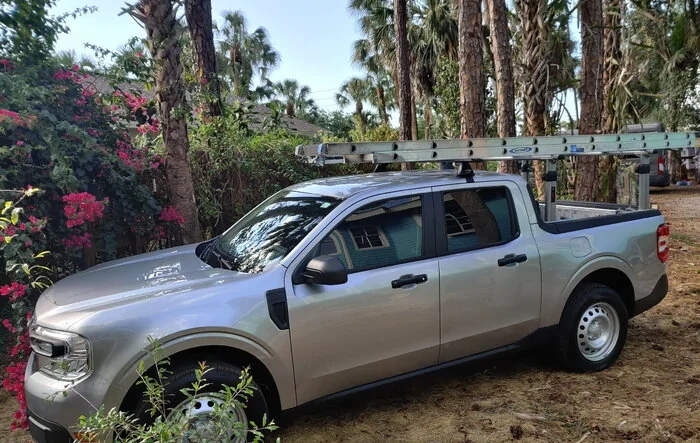 Installed Ladder Rack with minimal modifications