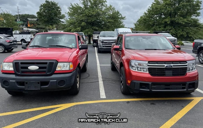 2022 Maverick vs 2008 Ranger Comparison Look Side by Side