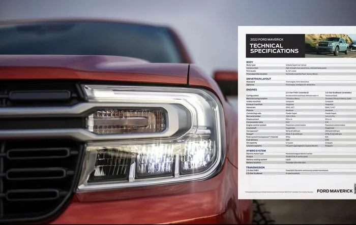 Maverick Technical Specifications Sheet - What are your reactions?