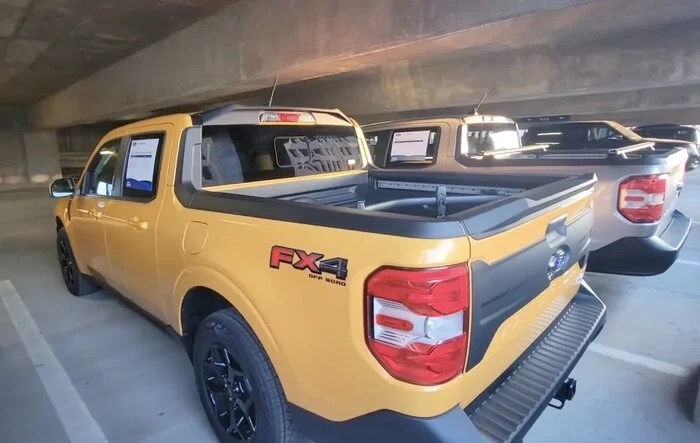 Walk Around of Mavericks Lined Up w/ OEM Ford Accessories and Many Colors
