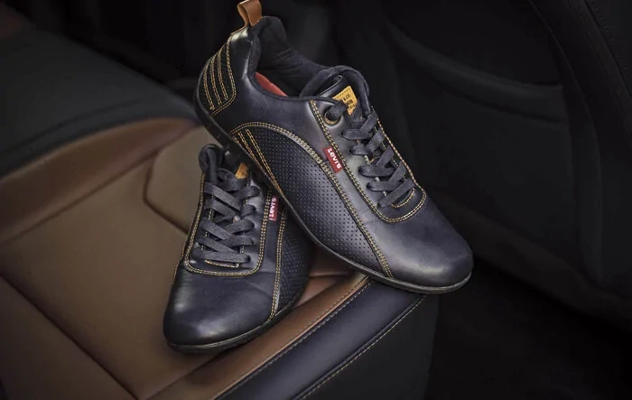 The Levi’s shoes that inspired the 2022 Maverick Lariat's interior design