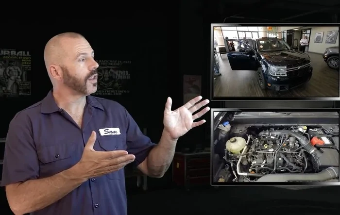 2.0L EcoBoost Maverick under hood & engine detailed