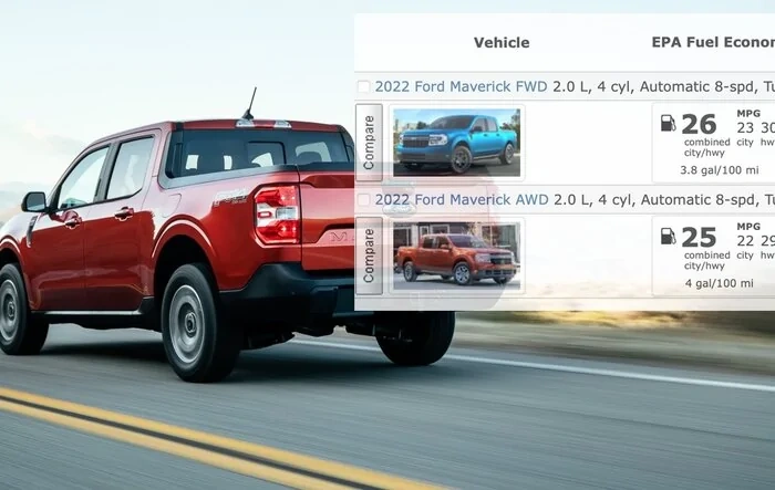 2022 Maverick EcoBoost (2.0L) Official EPA MPG Rating Released - Confirms Window Sticker Figures