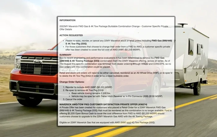 📢 Official: Free AWD Upgrade Offered to Customers With Cancelled FWD 2.0L + 4K Tow Package Orders