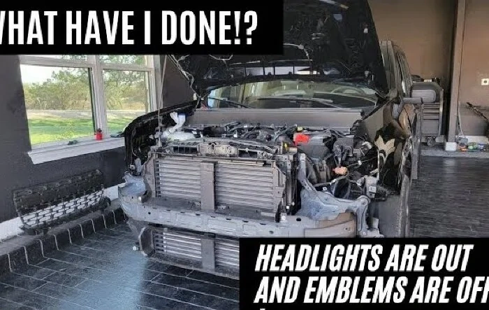 More DIY How-To : Remove Maverick Headlights, Side Emblem, Tailgate Ford Emblem