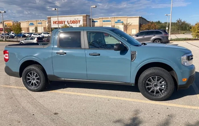 Alpha Foxtrot 17" wheels with Falken Wildpeak AT3W 235/65/17 tires on Maverick XL