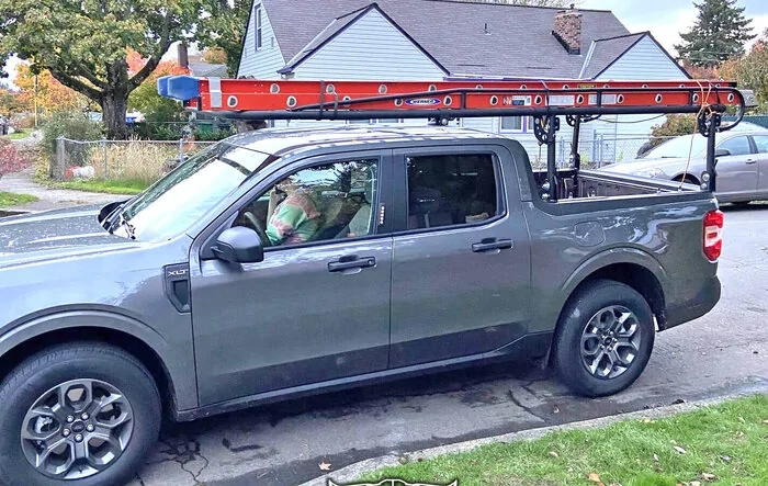 🪜 Custom Ladder Rack installed on 2022 Maverick [1k lbs capacity]