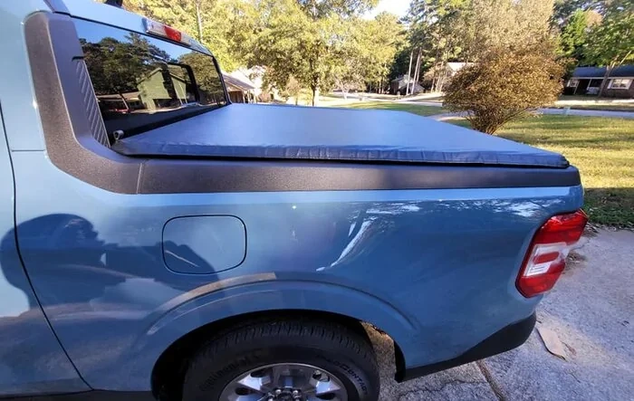 Truxedo Soft Rollup Tonneau Bed Cover installed on Maverick