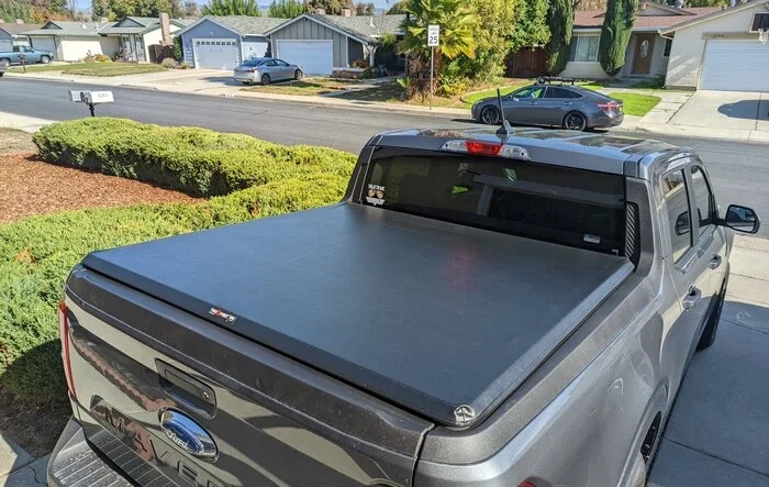 Truxedo Truxport soft roll up bed cover installed