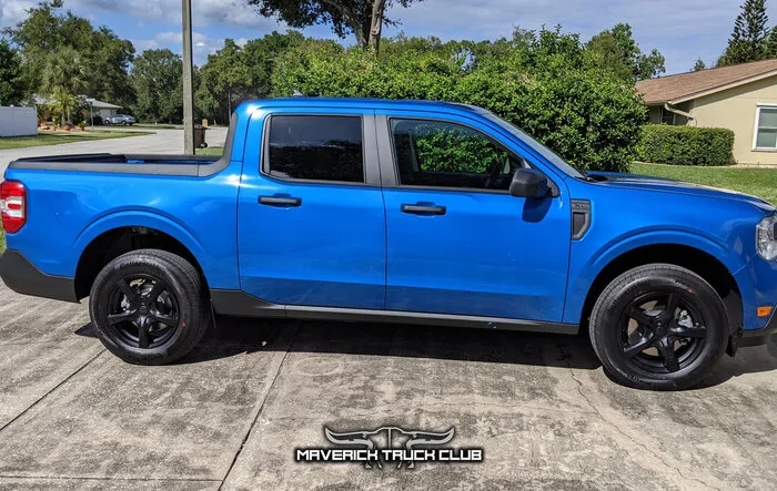 Installed 17" Touren TR9 black wheels on my Maverick