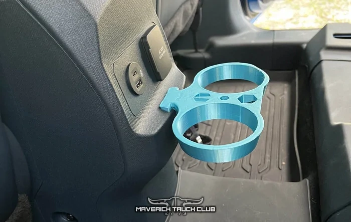 Low Profile FITS Slot Cupholder 3D printed for 2022 Maverick