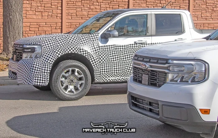 Rattler Maverick Off-Road Prototype Spied Side-By-Side w/Standard Maverick + New Front Bumper Design