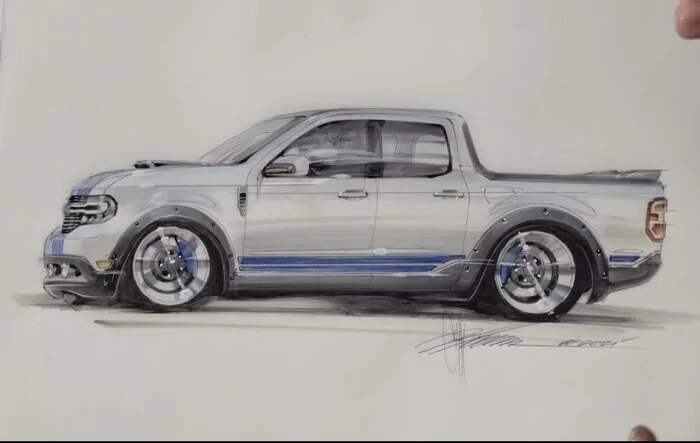Chip Foose designs a 2022 Ford Maverick Shelby edition street rod