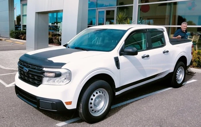 White Lightning XL Has Arrived With Factory Hood Stripe, Decals & Parts