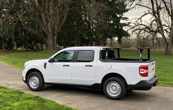 Thule XSporter Mid Pro Bed Rack is a great fit on 2022 Maverick!