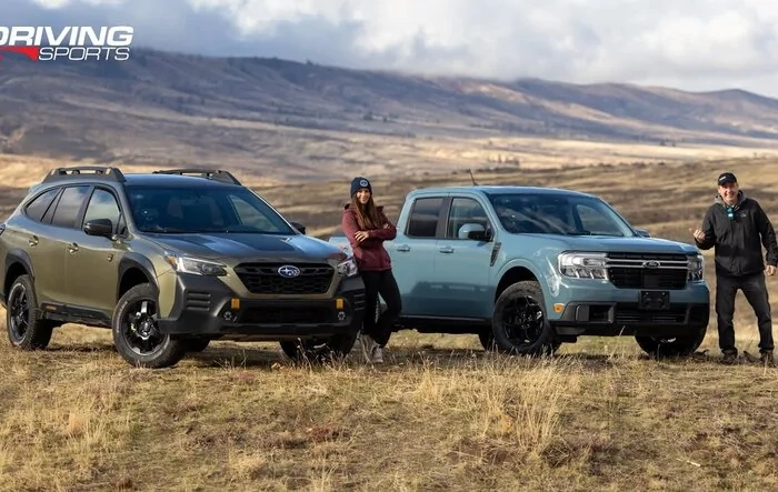 Maverick FX4 offroad with a Subaru Outback - Driving Sports Video