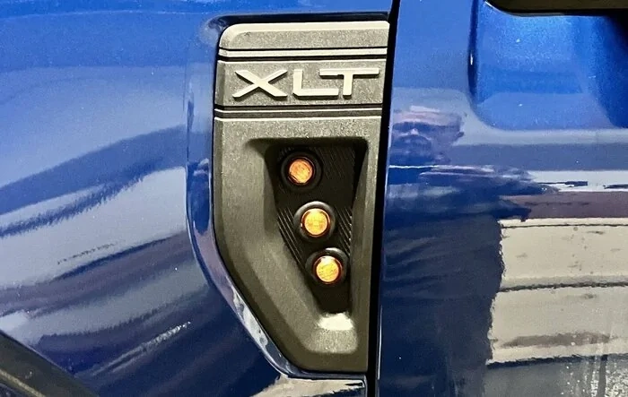 DIY'd my custom 2024 XLT Hybrid/ Side Marker Lights