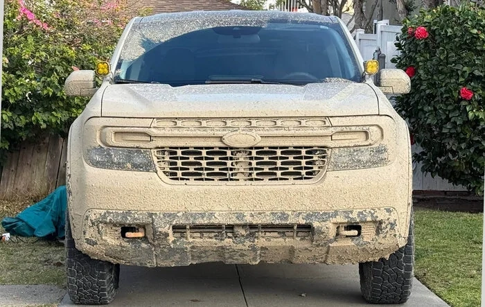 Maverick Tremor offroading limits found again -- broke rear drive shaft