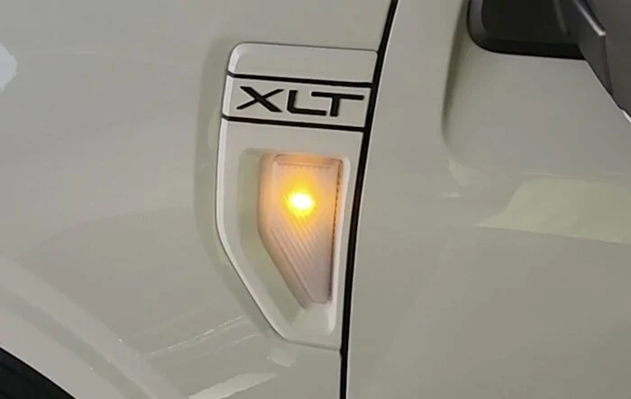My fender indent blinker light / turn signal custom DIY mod.