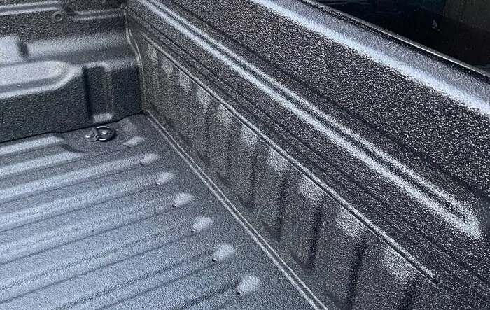 Had my new 2024 Maverick bed Line-X sprayed today!