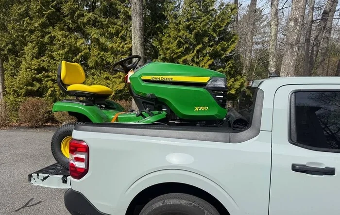 Hauling New John Deere X350 42" Deck