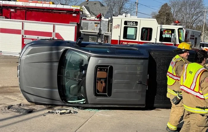 T-boned and flipped at intersection. Impressed with Maverick safety
