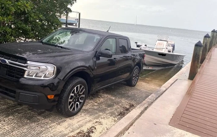Launching boat at 4K lb tow capacity