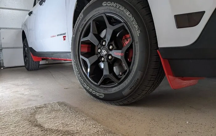 Finally OEM size tires with raised white letters (by Continental)