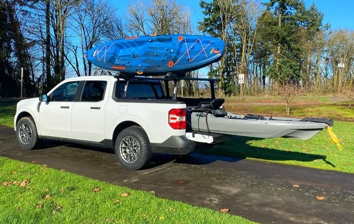 Update: Thule Xsporter Mid Rack with kayak loaded