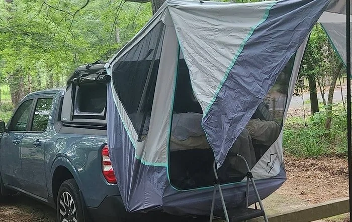 Camping platform with Flated