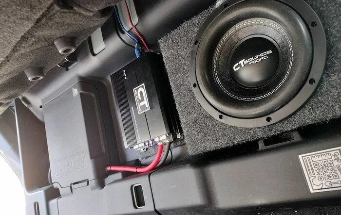 Underseat Hybrid 8" Subwoofer install
