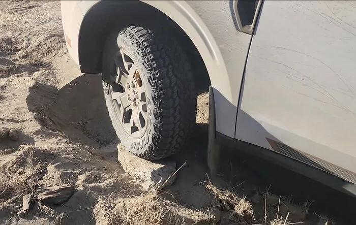 Got it Stuck Good in Sand
