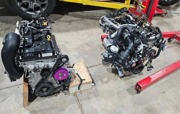 2.3 engine swap, methanol injection, wrap and new rims
