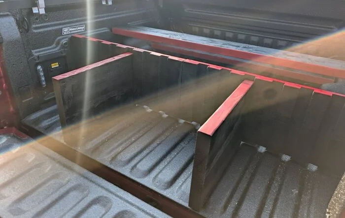Custom flexible bed divider DIY (credit to psuarmy for idea)