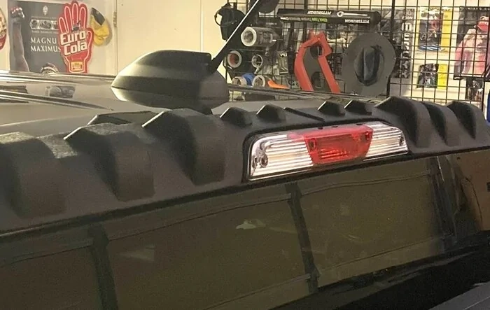 Paint Protector Strip Installed on Roof - Not A Cab Spoiler