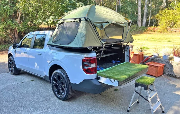 Redneck box top tent