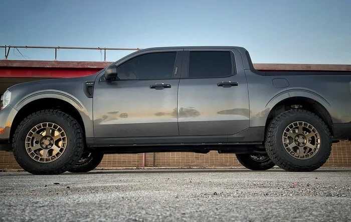 Maverick XLT on 2" Fordrangerlifts Lift Kit + VR Forged D14 Satin Bronze Wheels by Vivid Racing