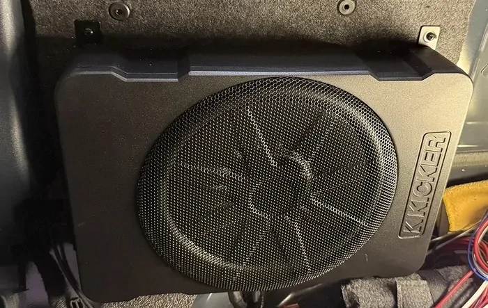 Kicker 51HS10 Subwoofer install - 2022 Maverick XLT