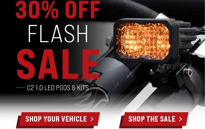 Flash Sale | 30% OFF Diode Dynamics C2 1.0 LED Pods, Kits, and Accessories | 9/22-9/29