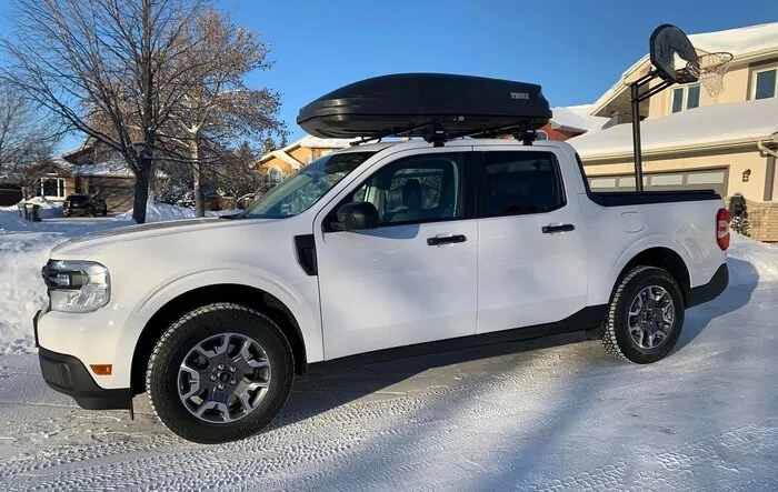 Mavericks With Roof Racks & Cargo Carrier Box -- Yakima and Thule
