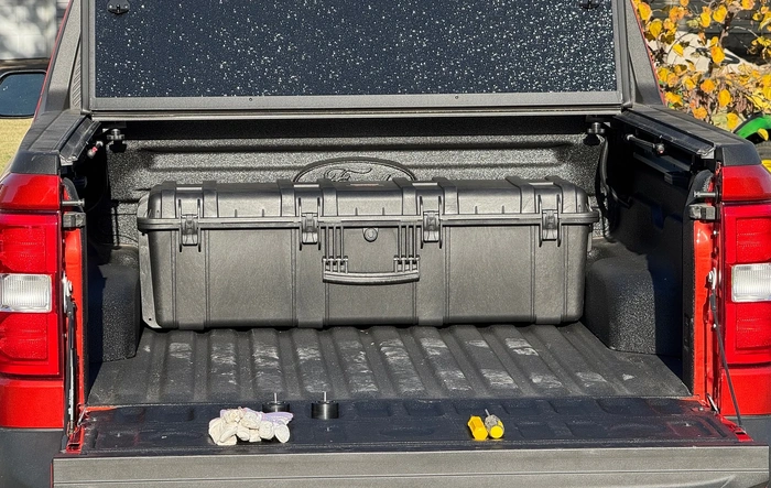 Perfect fit waterproof storage box for Maverick bed