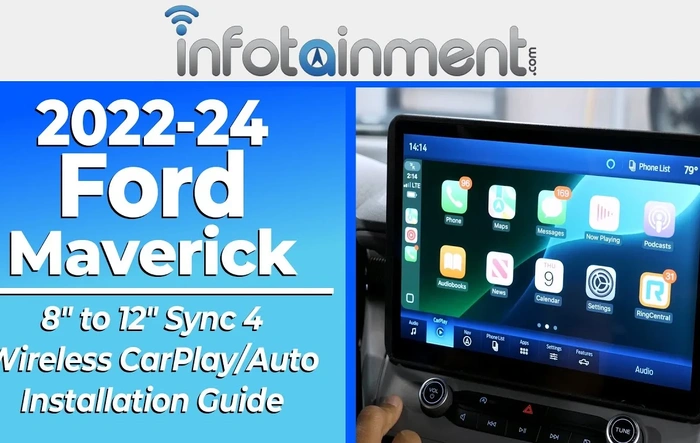 2022–2024 Ford Maverick 12" or 8" Sync 4 Touchscreen Upgrade w/ Wireless Apple CarPlay & Android Auto (Pre-Orders Open)