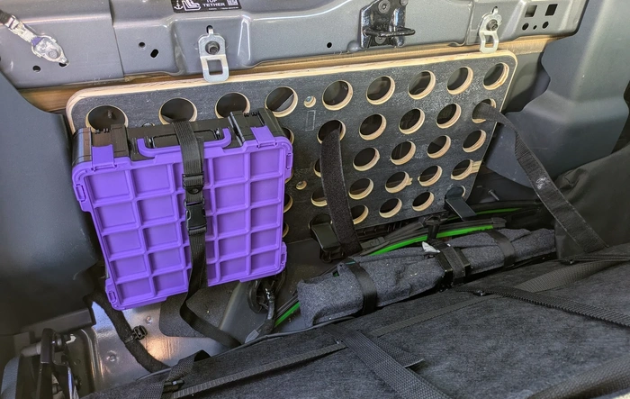DIY - Molle Panel Behind Back Seat