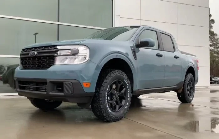 Maverick on Rough Country 2" Lift Kit and BFGoodrich AT 245/65/R17 Tires w/ White Letters